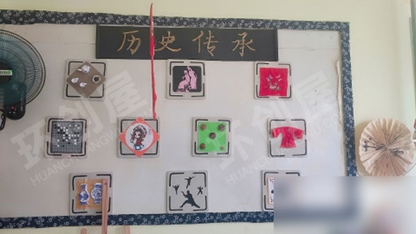 幼儿园中国风主题整体环创图片