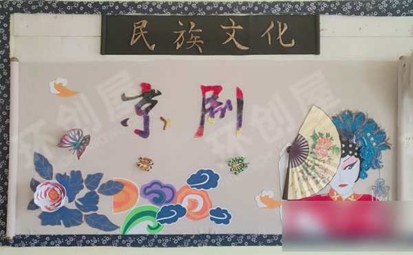 幼儿园中国风主题整体环创图片