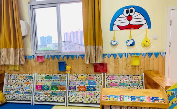 幼儿园黄色系整体环创图片