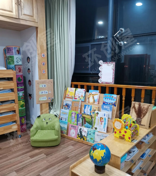 幼儿园木质风整体班级环创图片