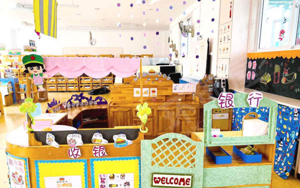 幼儿园美丽中国风整体环创图片