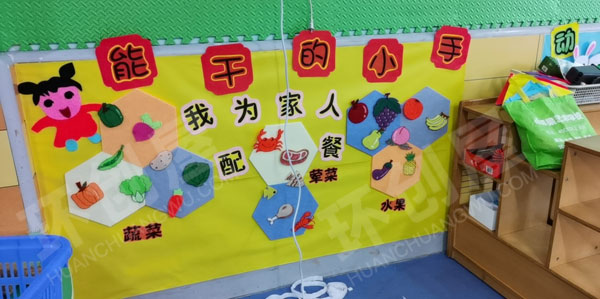 幼儿园开学生活区环创图片