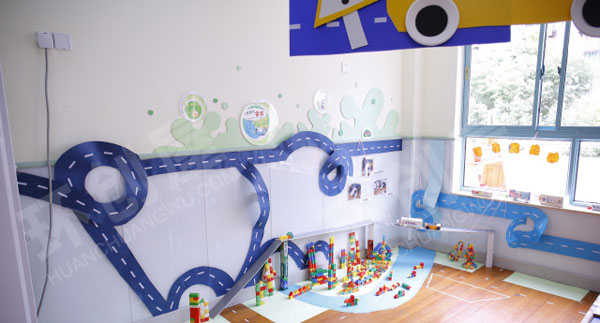 幼儿园建构区环创各种搭建图片