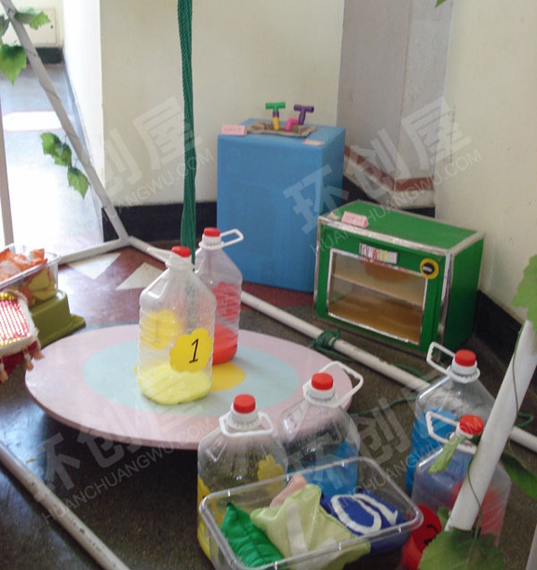 幼儿园科学区环创自制教玩具科学智慧馆图片