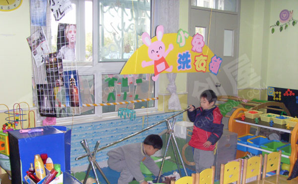 幼儿园角色游戏区环境创设图片