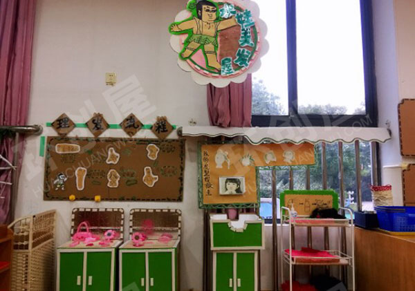 幼儿园表演区葫芦娃主题图片