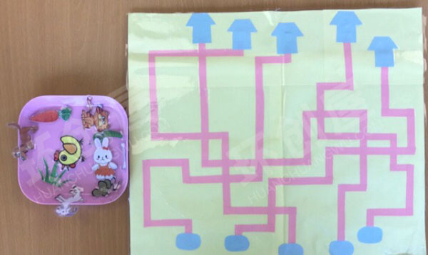 幼儿园益智区小动物的家图片