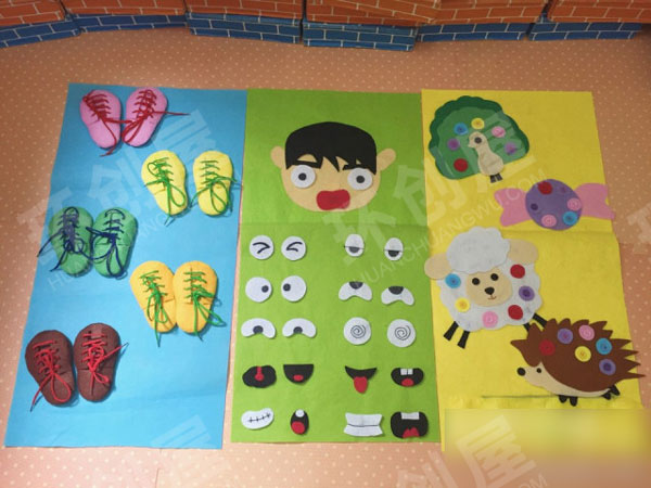 幼儿园益智区玩具环创图片