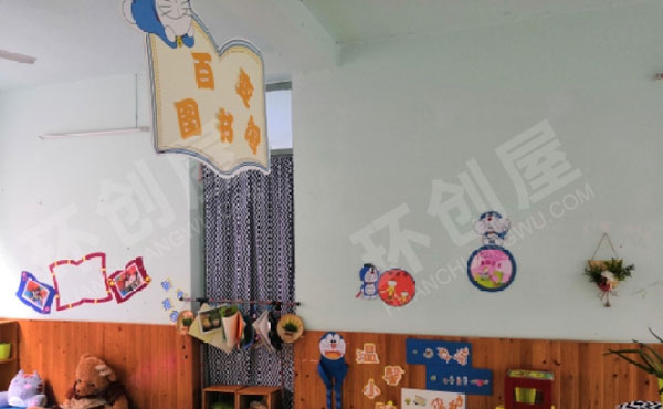 幼儿园综合区环创蓝色哆啦A梦图片