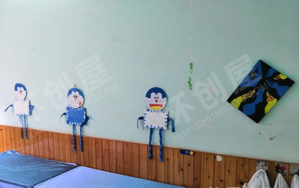 幼儿园综合区环创蓝色哆啦A梦图片