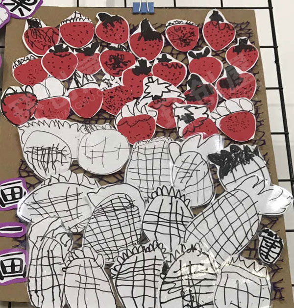 幼儿园水果多多主题墙环创图片