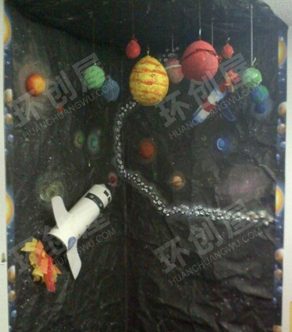 幼儿园墙面布置环创宇宙主题图片
