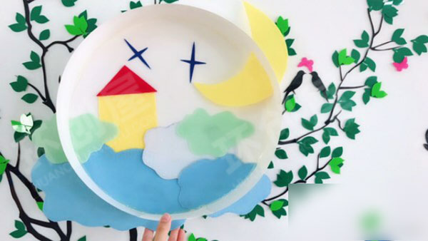 幼儿园简洁精美挂饰环创图片