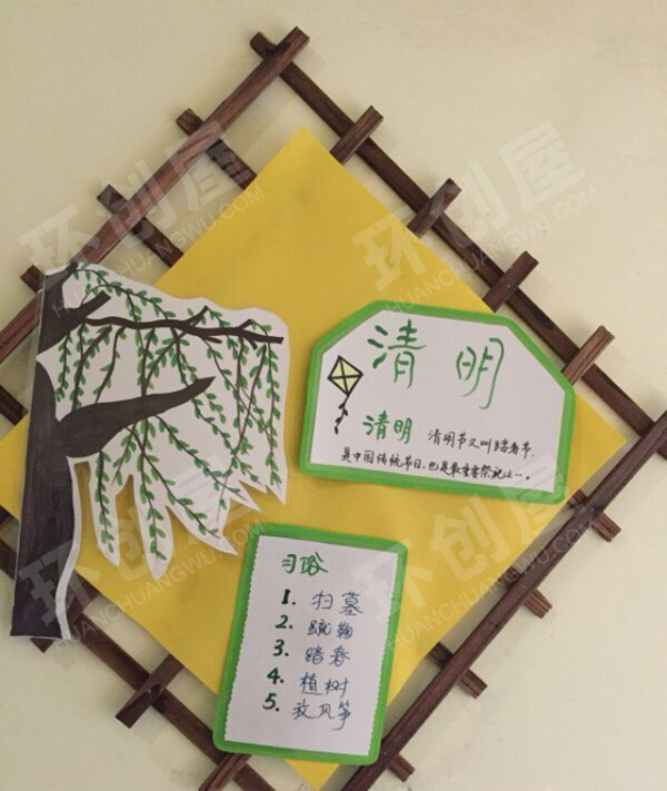 幼儿园走廊墙面传统节日环创图片