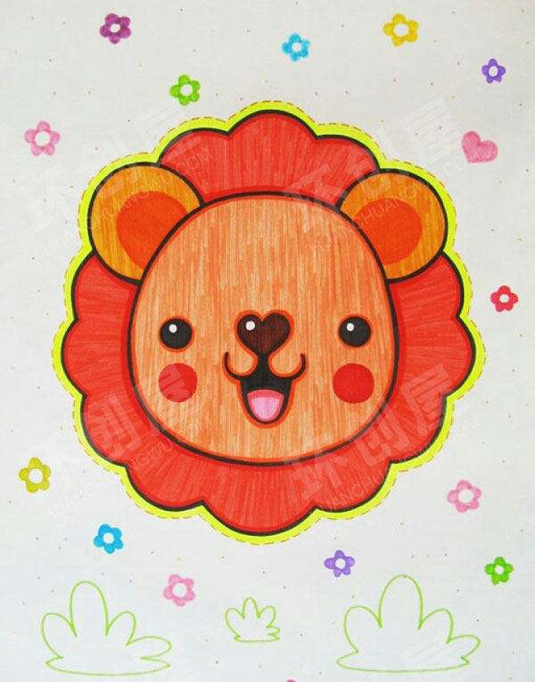 幼儿园走廊墙面鲜艳儿童画环创图片