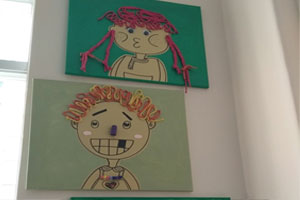 幼儿园走廊墙面大胆创意画环创图片7张