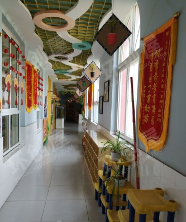 幼儿园走廊整体环创图片