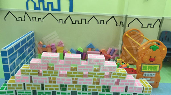 幼儿园各种建构环创图片