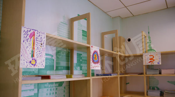 幼儿园阅读区公共阅览室环创图片