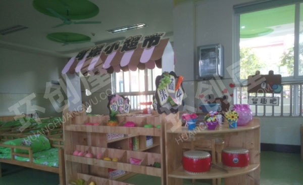 幼儿园角色游戏可妮风格小超市图片