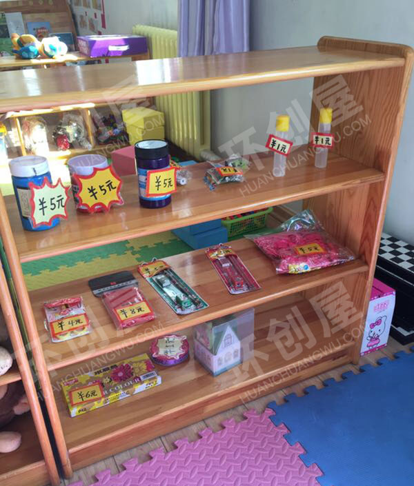 幼儿园角色游戏大润发超市图片