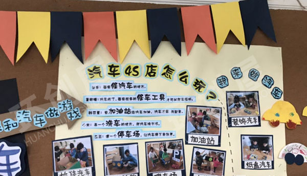 幼儿园汽车主题活动主题墙图片
