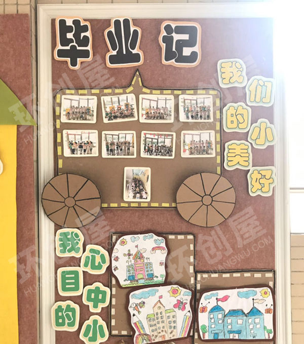 幼儿园毕业了主题墙图片