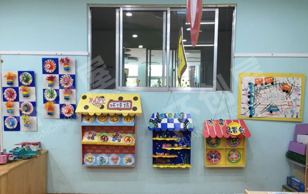 幼儿园墙面布置立体感图片
