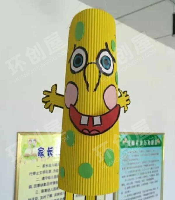 幼儿园瓦楞纸卡通主题吊饰图片
