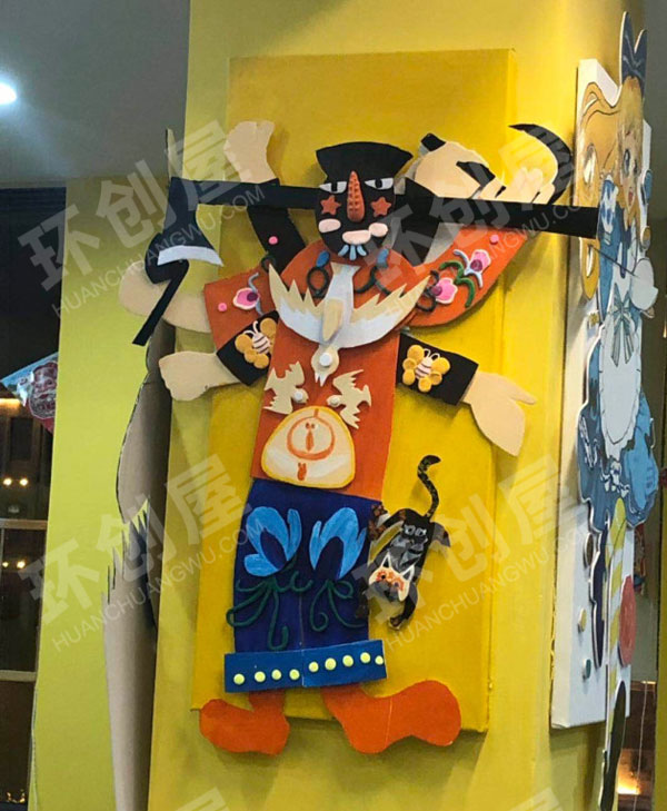 幼儿园走廊墙面画展装饰图片