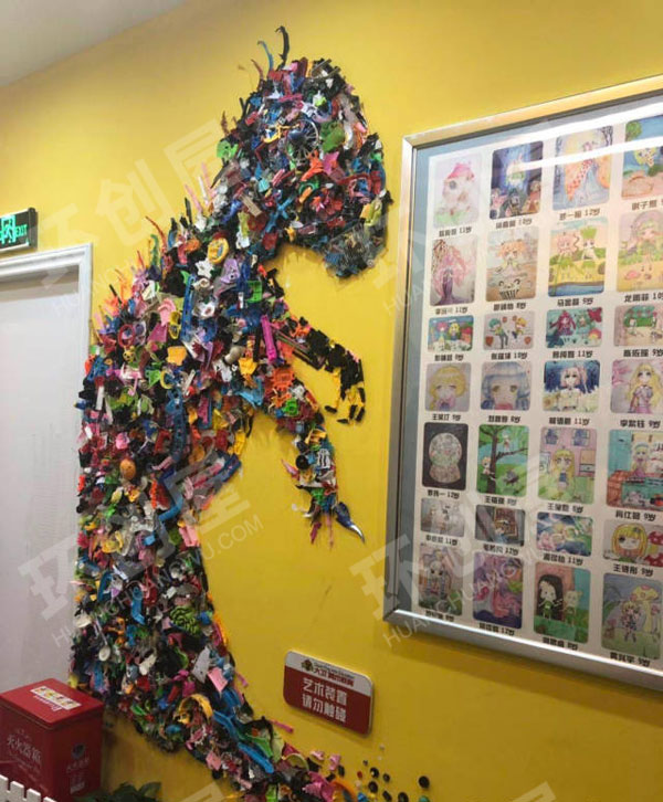 幼儿园走廊墙面画展装饰图片