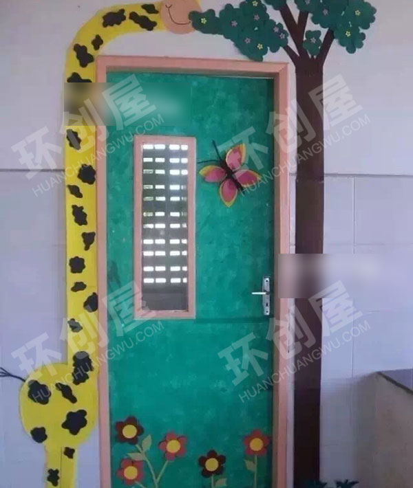 幼儿园各种门的布置图片