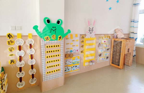 幼儿园布朗熊家园联系栏图片