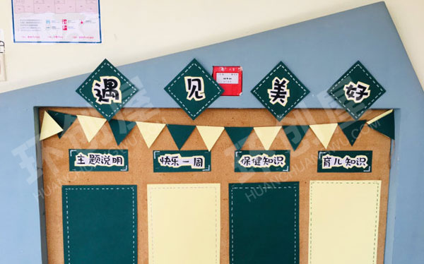 幼儿园新学期家园联系栏图片