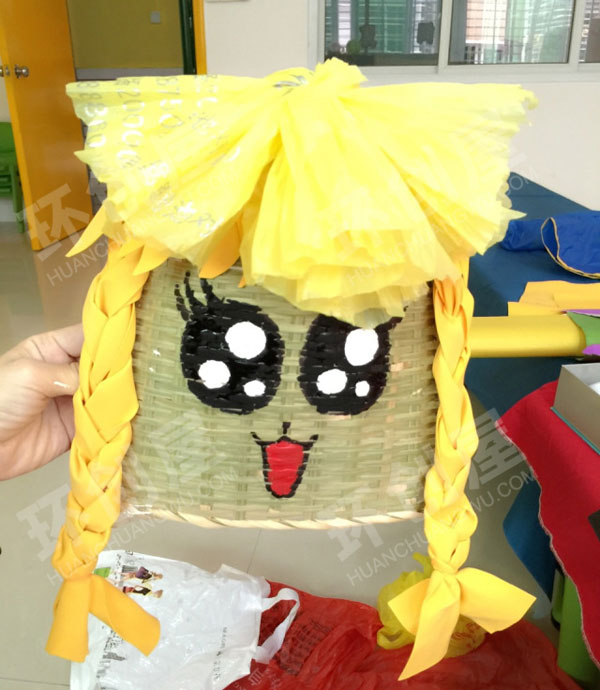 幼儿园作品展示簸箕图图片