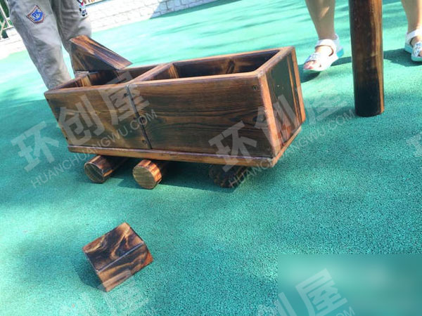 幼儿园户外环创户外建构图片