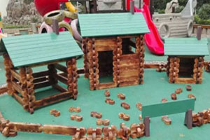 幼儿园户外环创户外建构图片5张