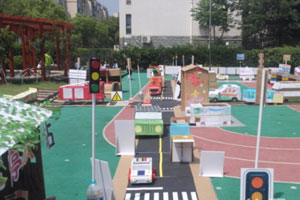 幼儿园建构区我在马路边图片7张