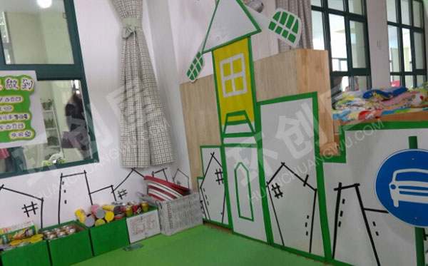 幼儿园建构区拼搭天地图片