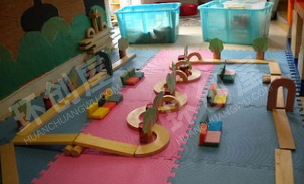 幼儿园建构区我在马路边图片