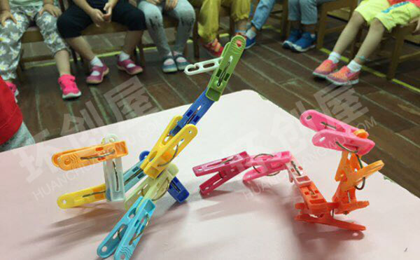 幼儿园建构区夹子创意图片