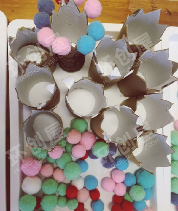 幼儿园美工区各种材料图片