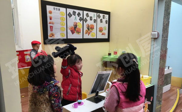 幼儿园角色区环创各行业扮演图片