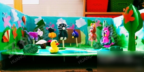幼儿园表演区故事盒图片