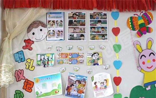幼儿园表演区背景图片