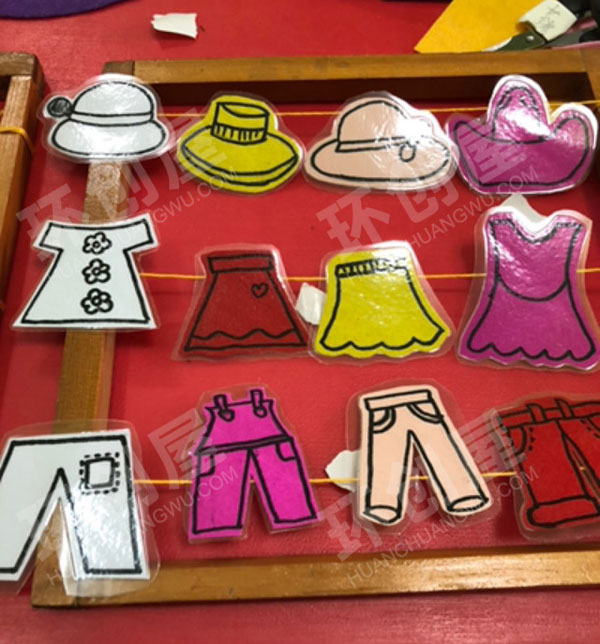 幼儿园益智区自制教玩具分类图片