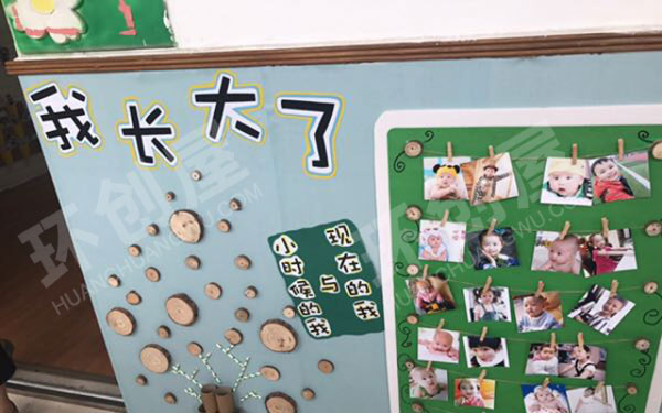 幼儿园我长大了主题墙图片