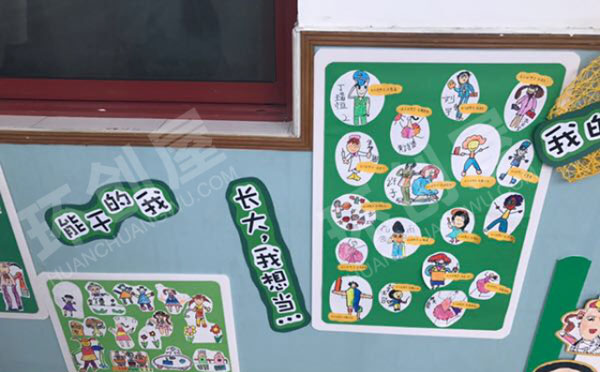 幼儿园我长大了主题墙图片