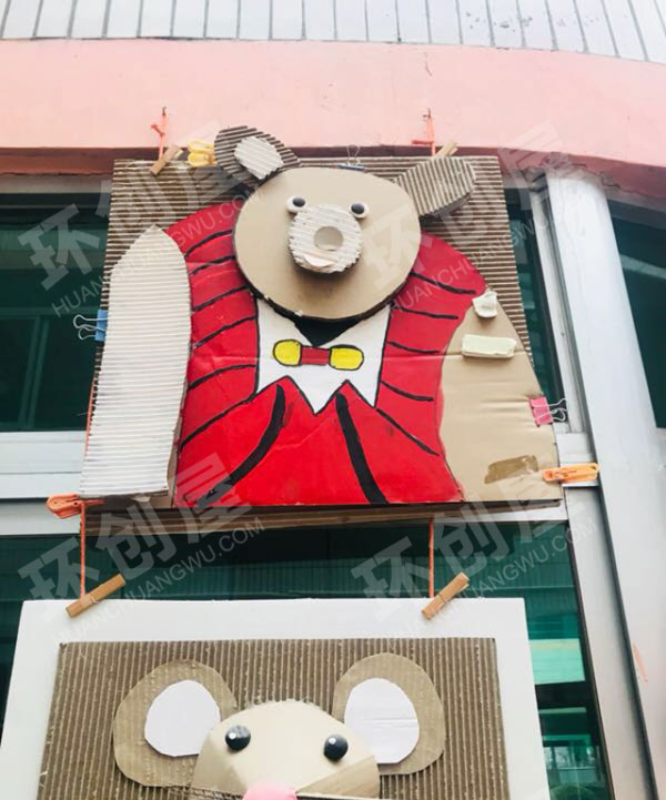 幼儿园墙面布置各种创意装饰画图片