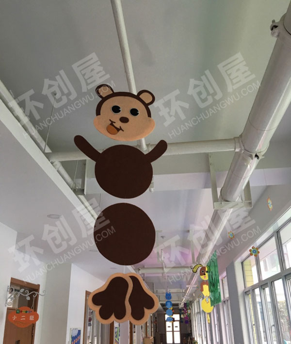 幼儿园自制可爱小动物吊饰图片